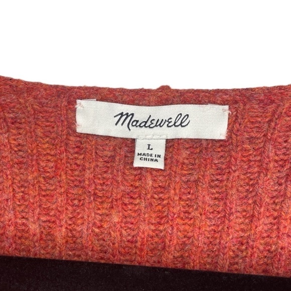 Madewell Sweater Rust Large - Picture 8 of 8